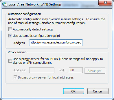Pilot Network - Proxy Server IP Address - Windows