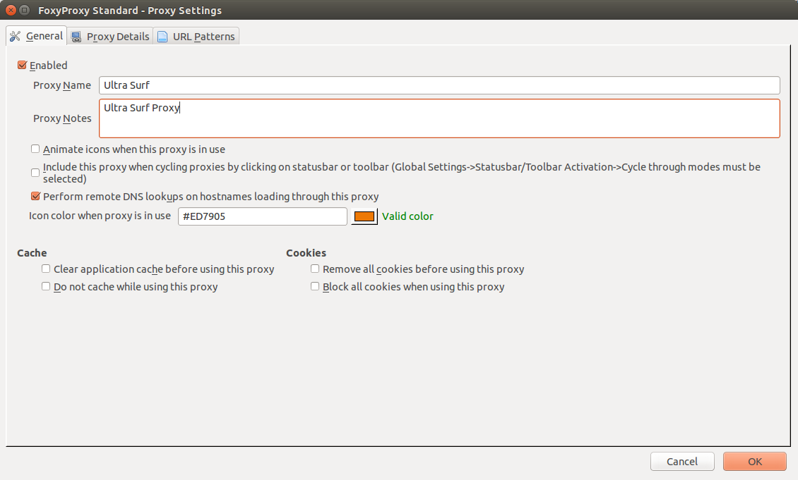 Proxy Setting In Firefox